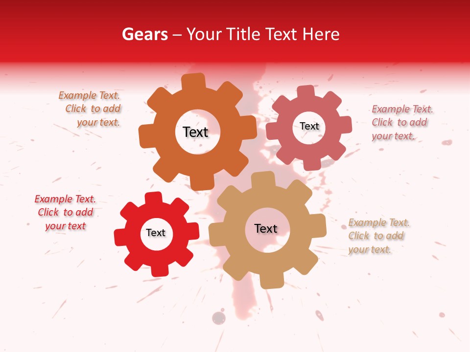 Collection Spray Black PowerPoint Template