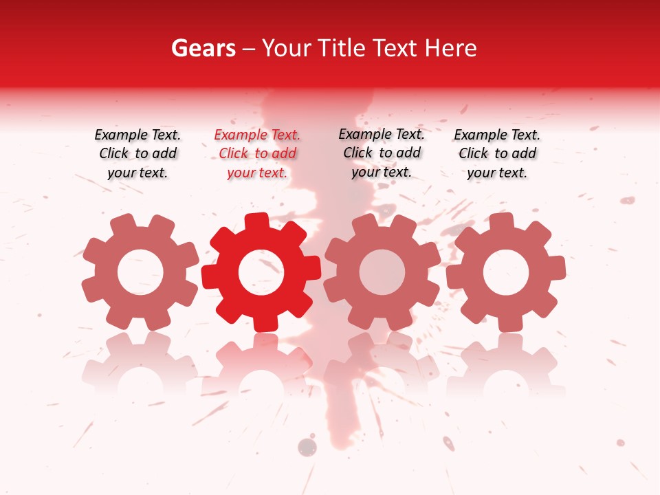 Collection Spray Black PowerPoint Template