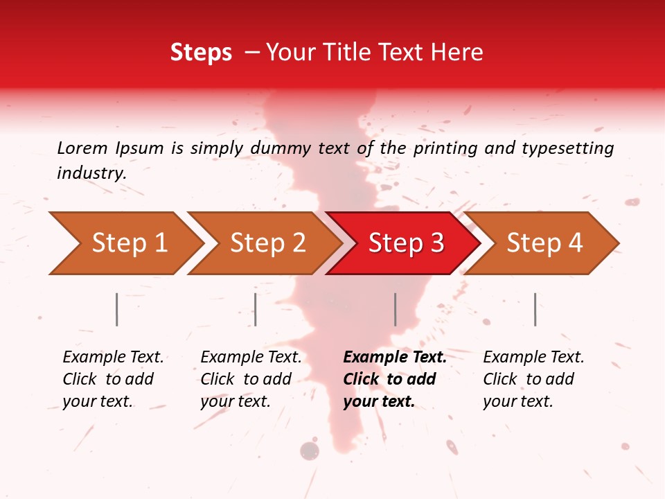 Collection Spray Black PowerPoint Template