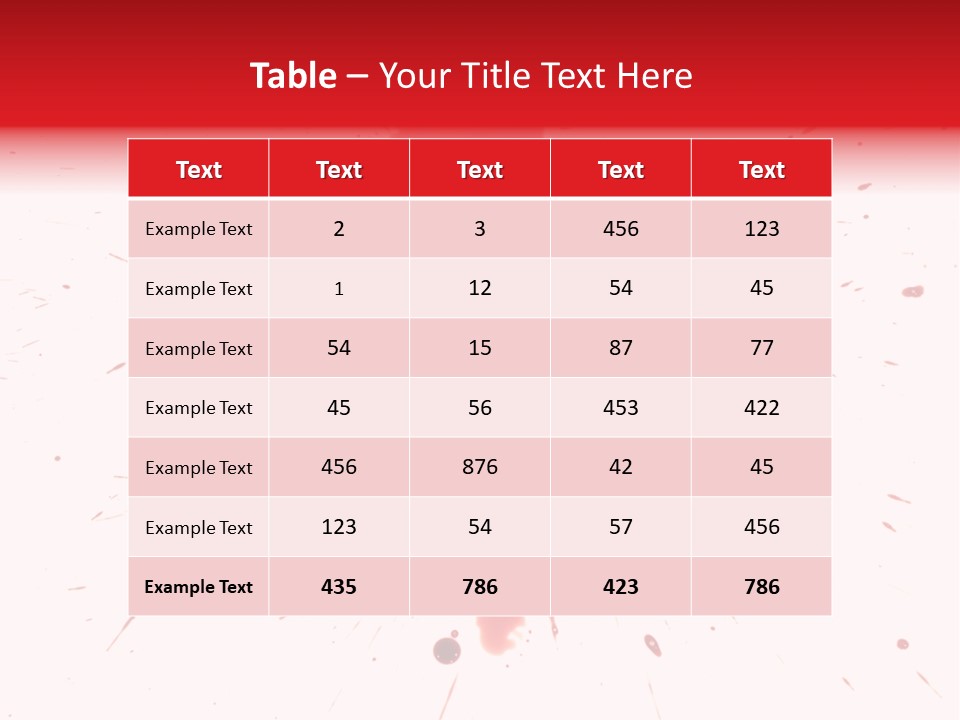 Collection Spray Black PowerPoint Template