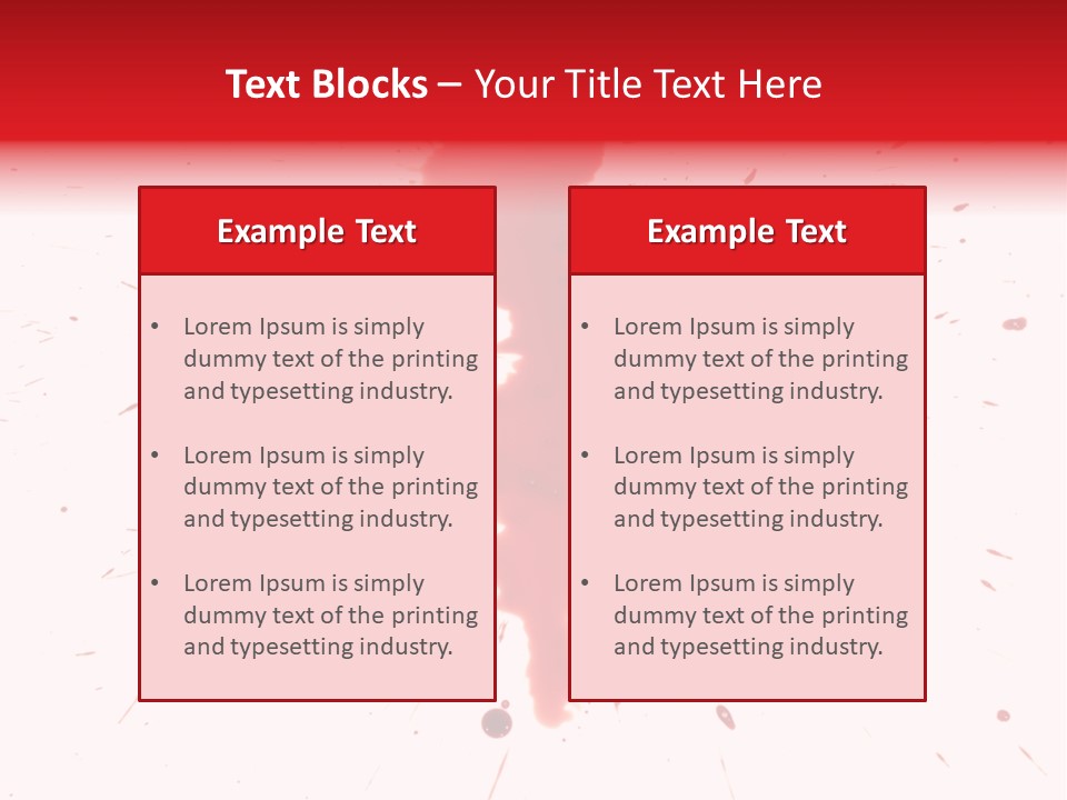 Collection Spray Black PowerPoint Template