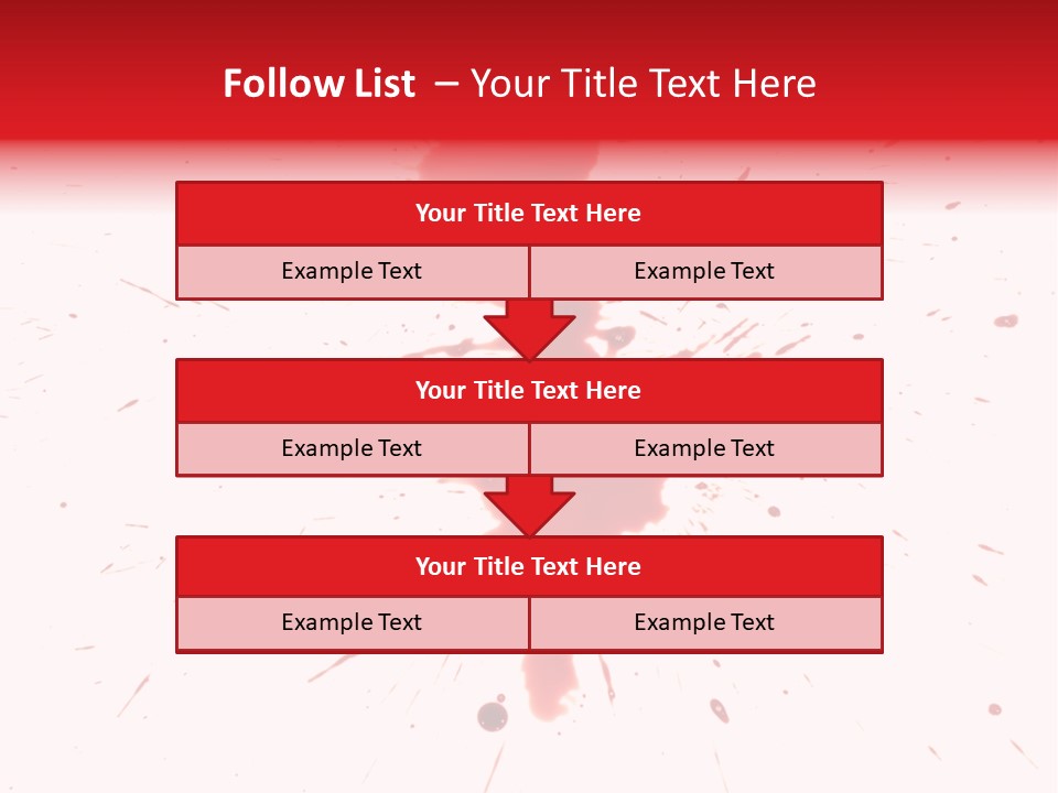 Collection Spray Black PowerPoint Template