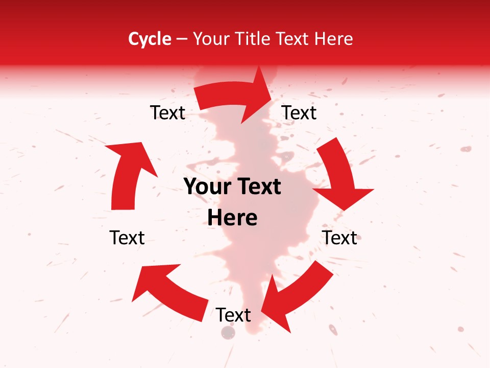 Collection Spray Black PowerPoint Template