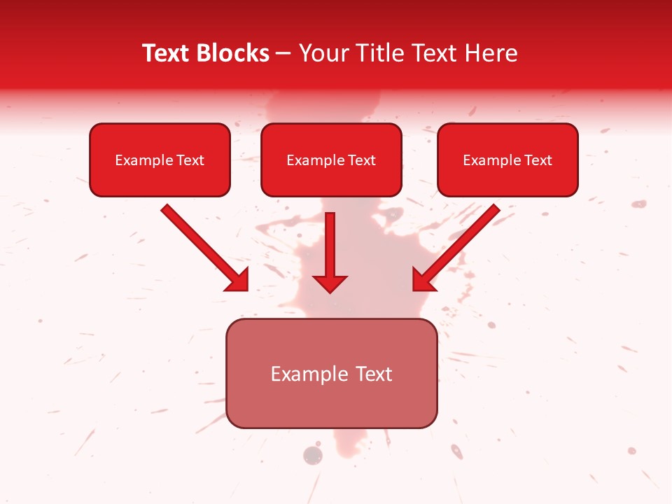 Collection Spray Black PowerPoint Template