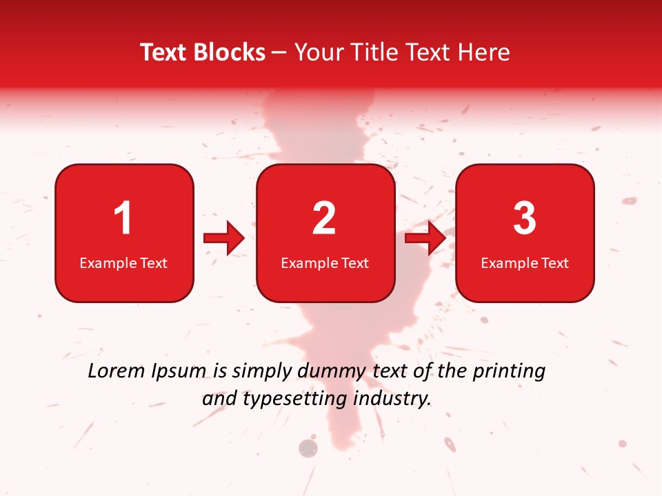 Collection Spray Black PowerPoint Template