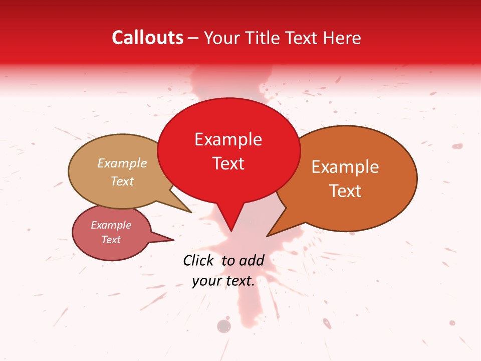 Collection Spray Black PowerPoint Template