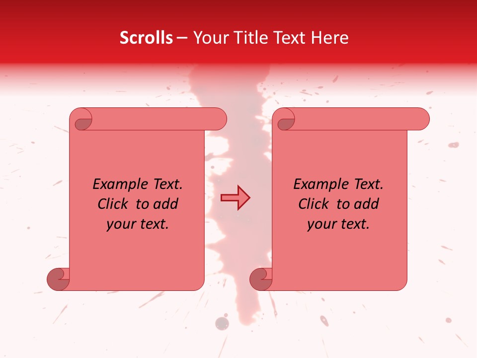 Collection Spray Black PowerPoint Template