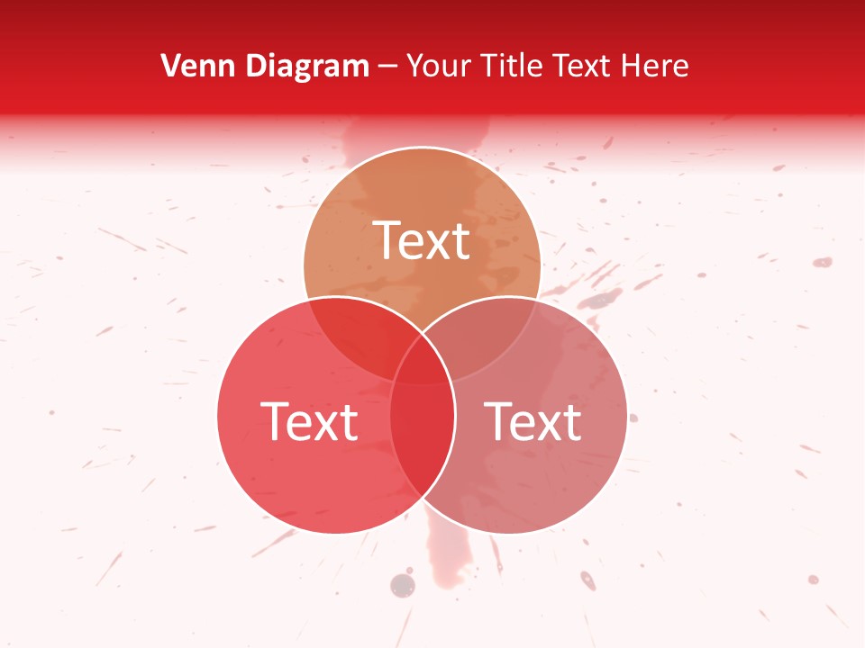 Collection Spray Black PowerPoint Template