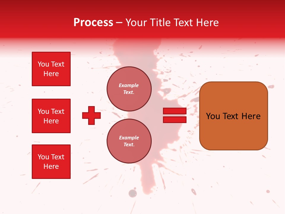 Collection Spray Black PowerPoint Template