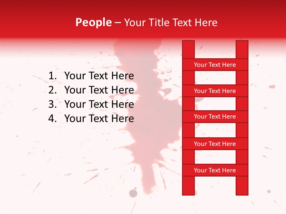 Collection Spray Black PowerPoint Template