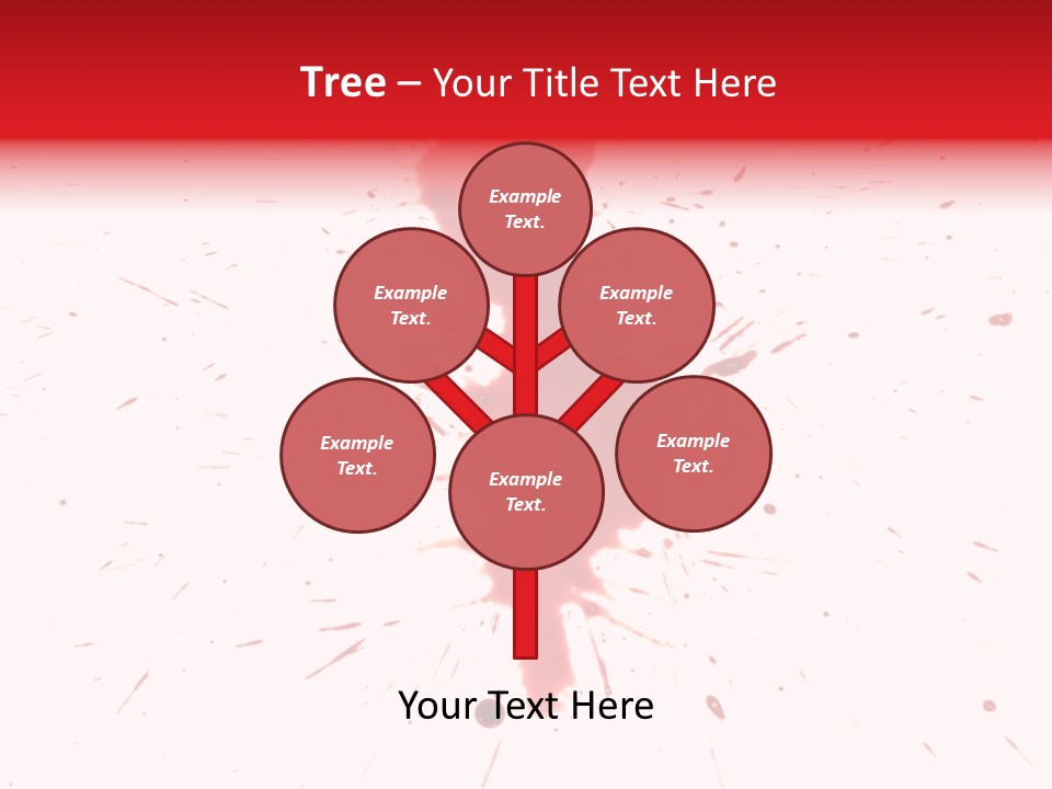 Collection Spray Black PowerPoint Template