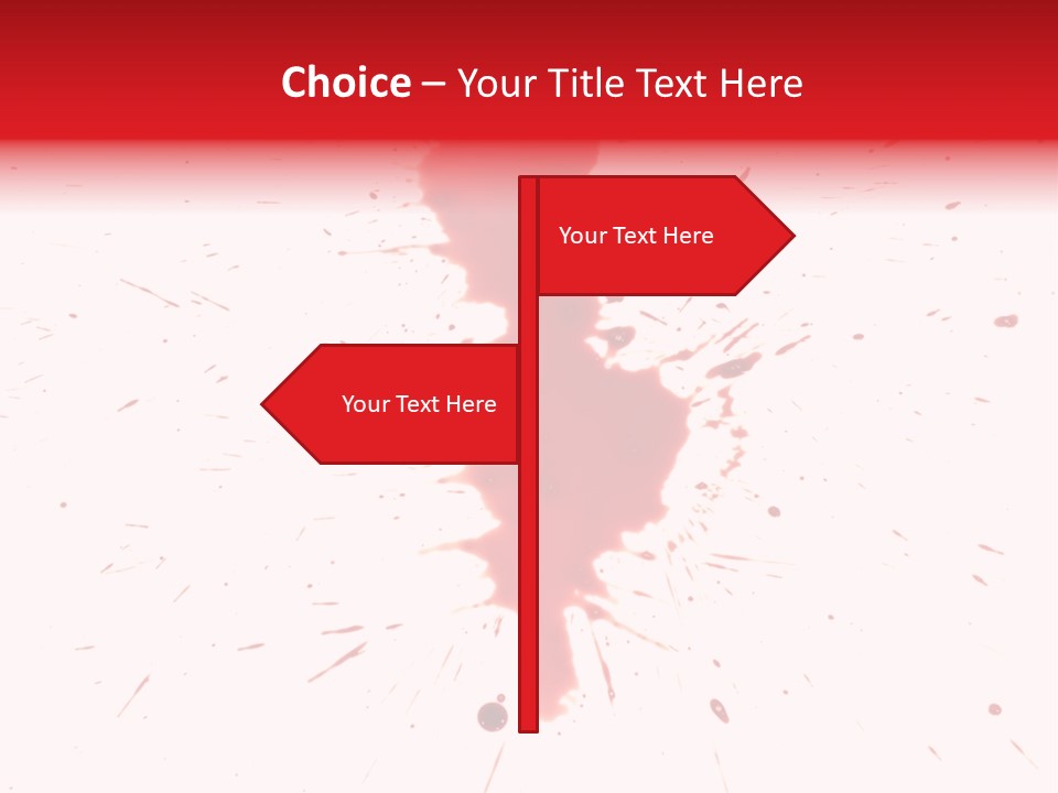 Collection Spray Black PowerPoint Template