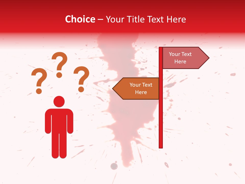 Collection Spray Black PowerPoint Template