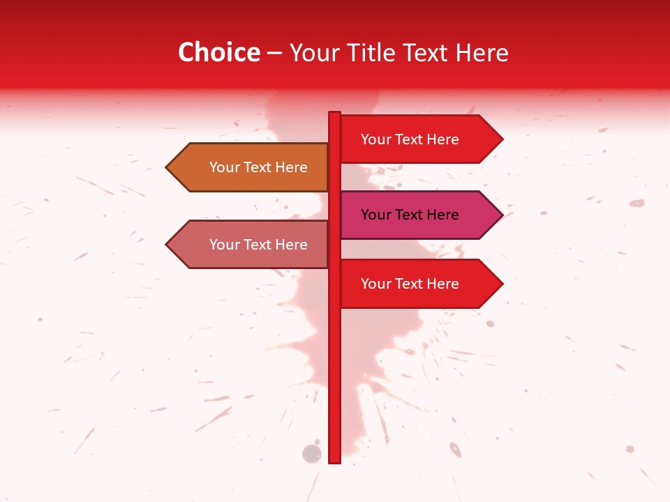 Collection Spray Black PowerPoint Template