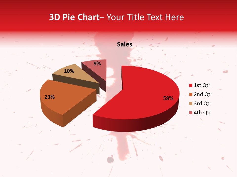 Collection Spray Black PowerPoint Template