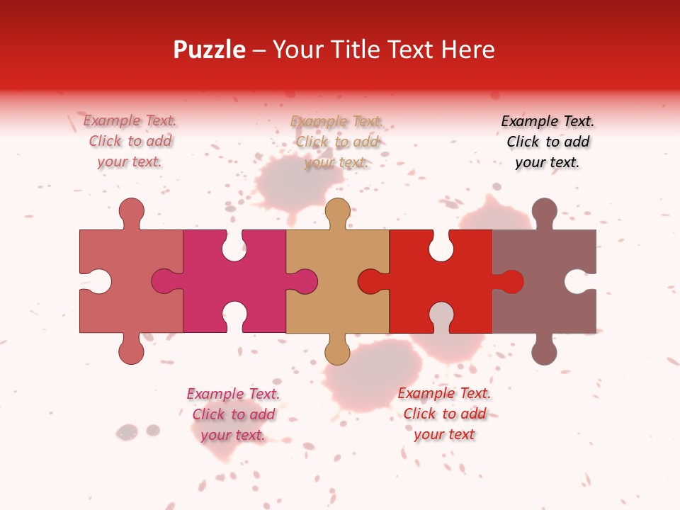 Pattern Horror Brush PowerPoint Template