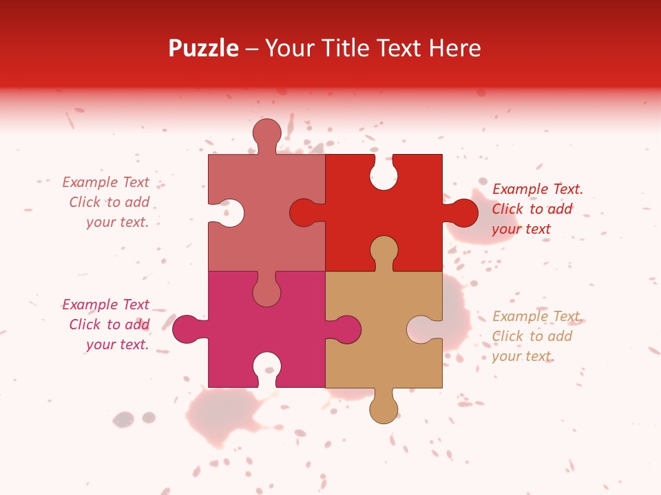 Pattern Horror Brush PowerPoint Template