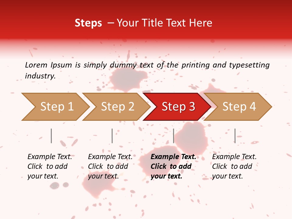 Pattern Horror Brush PowerPoint Template