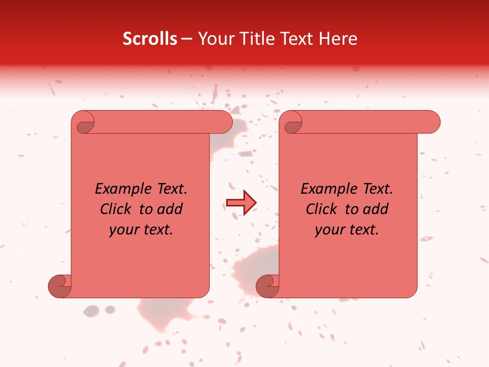 Pattern Horror Brush PowerPoint Template