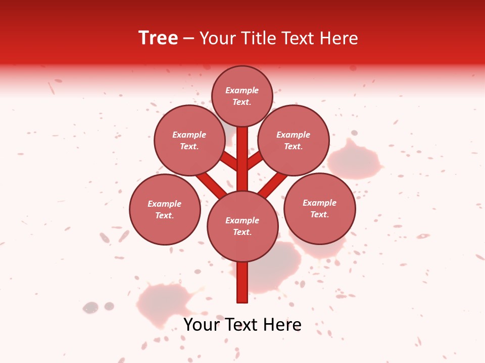 Pattern Horror Brush PowerPoint Template