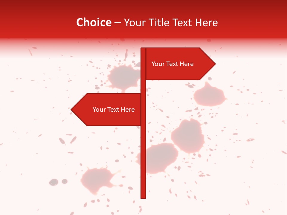 Pattern Horror Brush PowerPoint Template