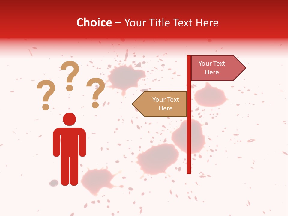 Pattern Horror Brush PowerPoint Template