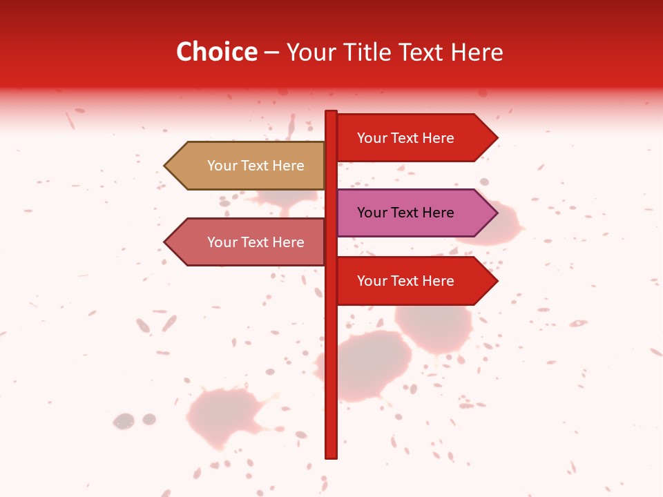 Pattern Horror Brush PowerPoint Template