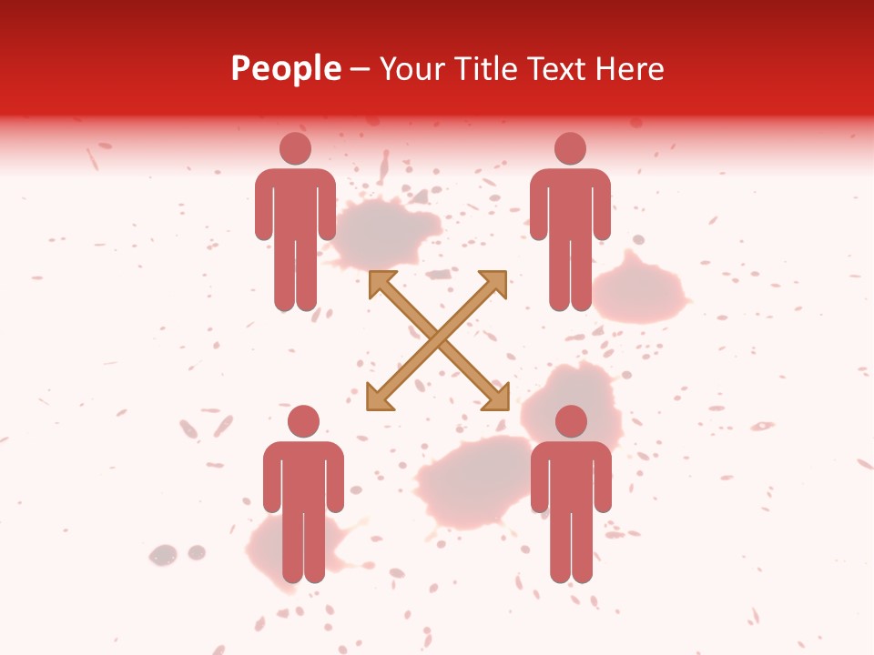 Pattern Horror Brush PowerPoint Template