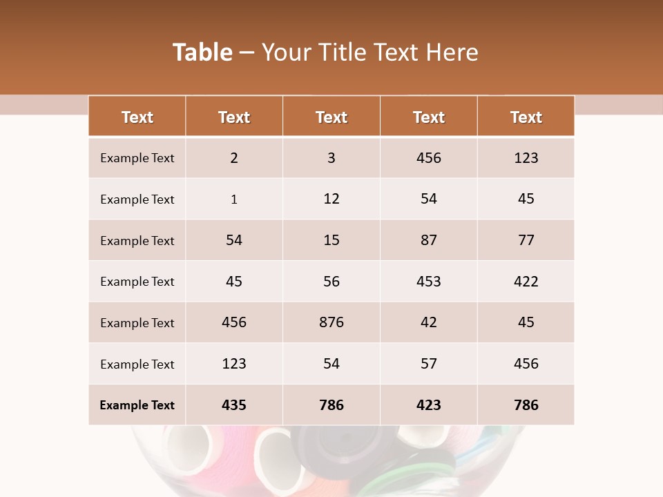 Blue Color Seamstress PowerPoint Template