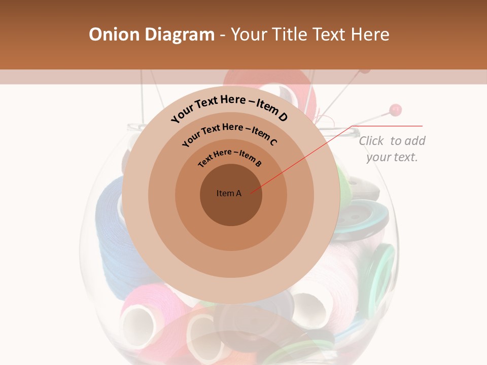 Blue Color Seamstress PowerPoint Template