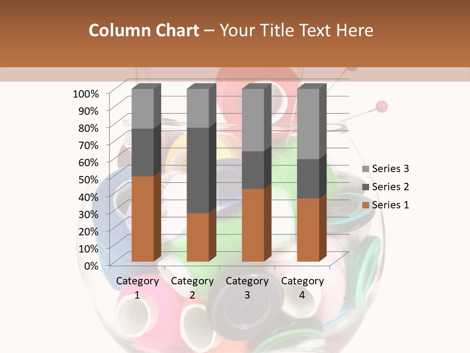 Blue Color Seamstress PowerPoint Template