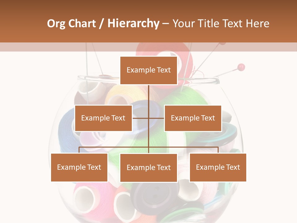 Blue Color Seamstress PowerPoint Template