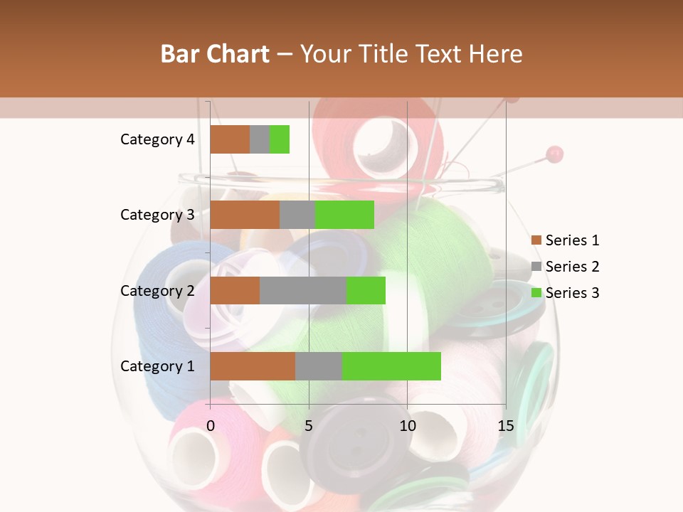 Blue Color Seamstress PowerPoint Template