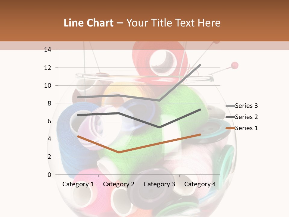 Blue Color Seamstress PowerPoint Template