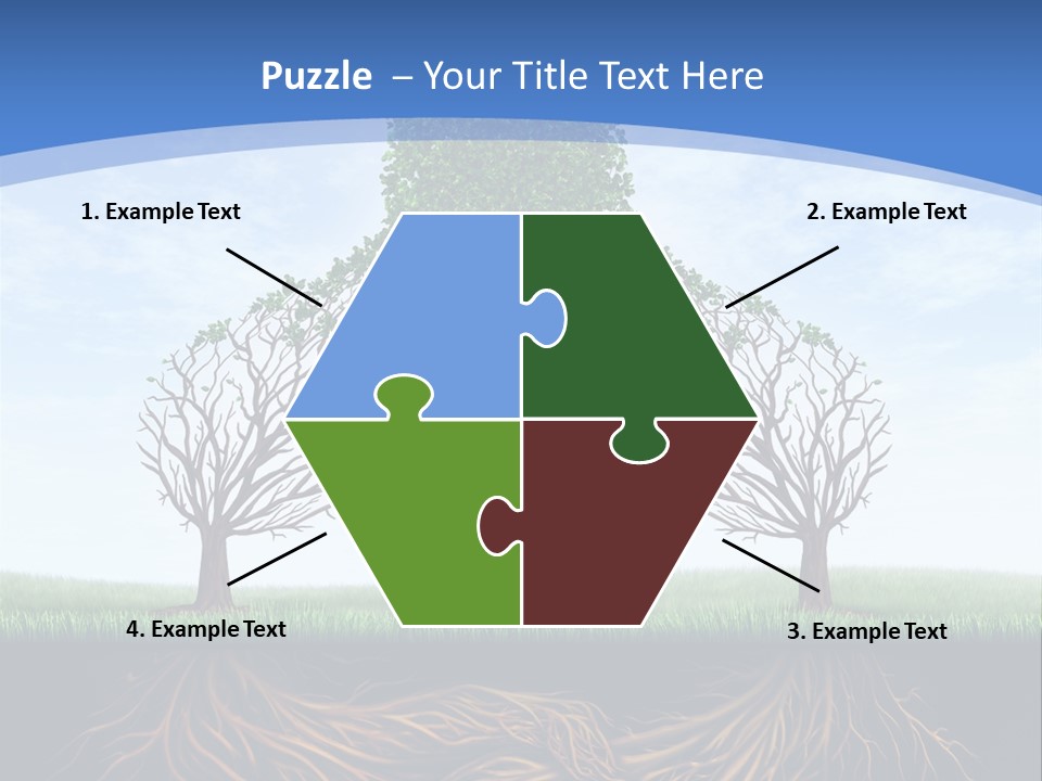 Working Agreement Two People PowerPoint Template