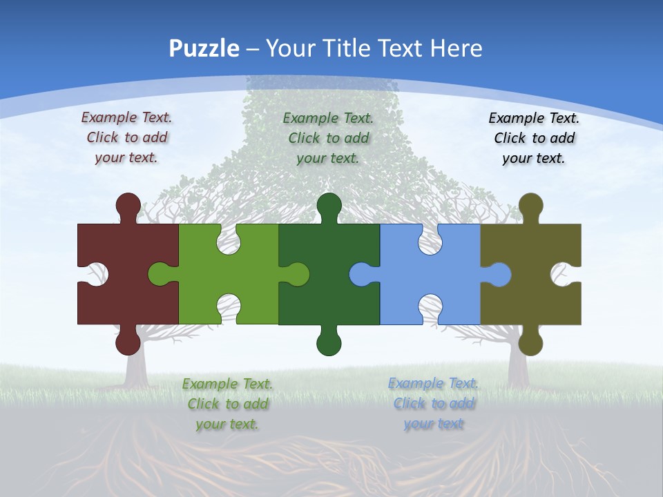 Working Agreement Two People PowerPoint Template