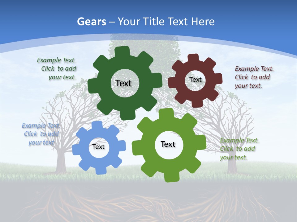 Working Agreement Two People PowerPoint Template