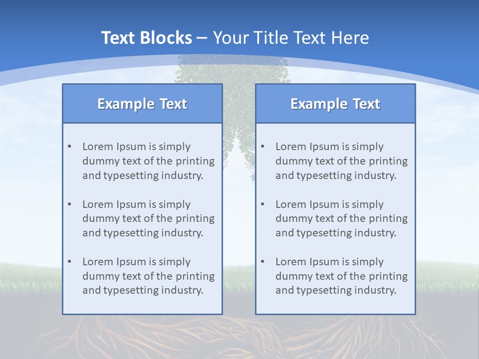 Working Agreement Two People PowerPoint Template