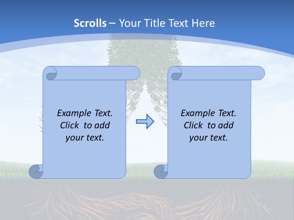 Working Agreement Two People PowerPoint Template