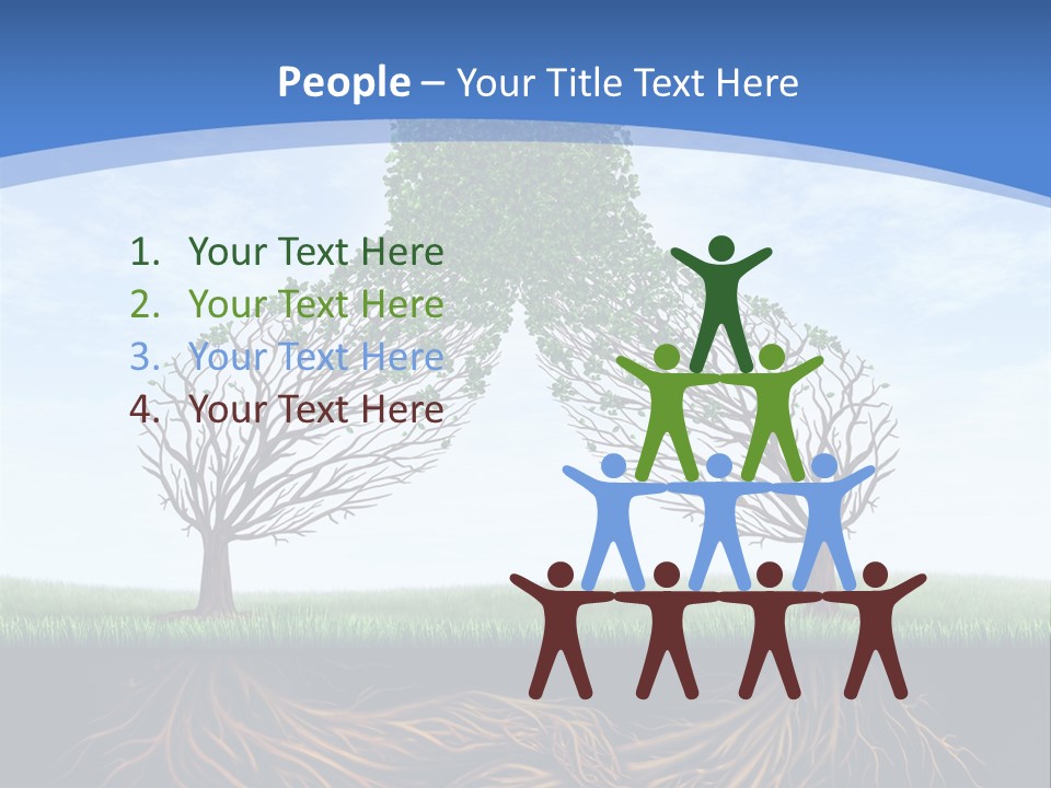 Working Agreement Two People PowerPoint Template