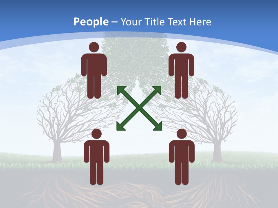 Working Agreement Two People PowerPoint Template