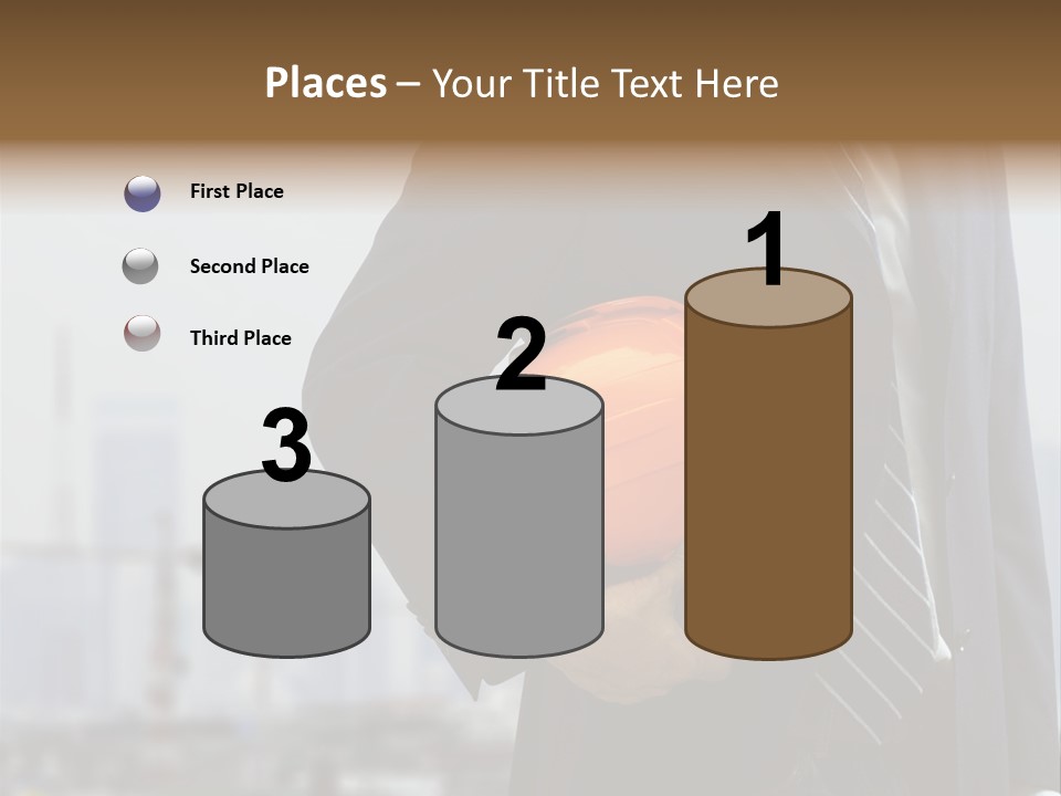 Oil White Development PowerPoint Template