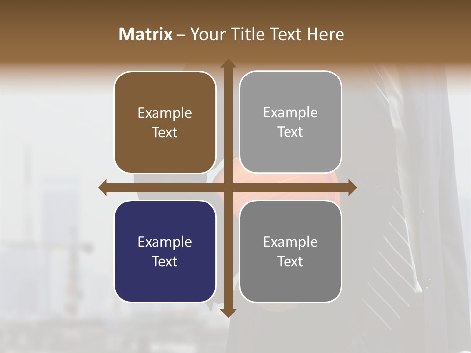 Oil White Development PowerPoint Template