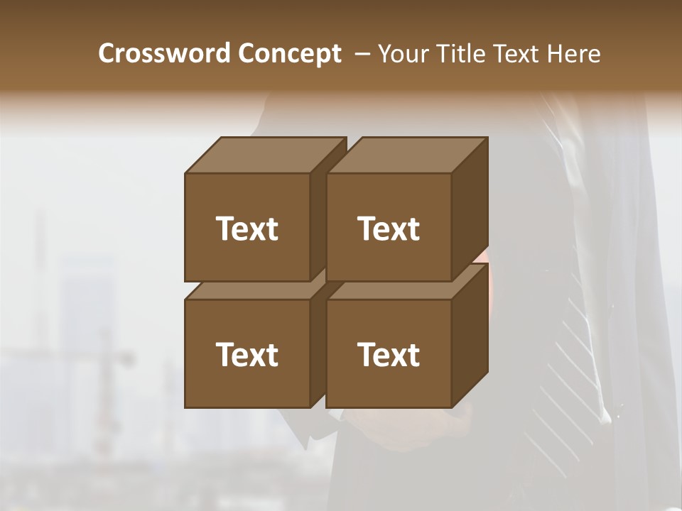 Oil White Development PowerPoint Template
