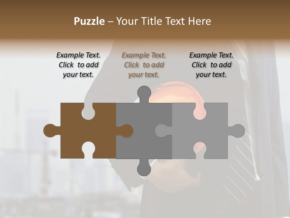 Oil White Development PowerPoint Template