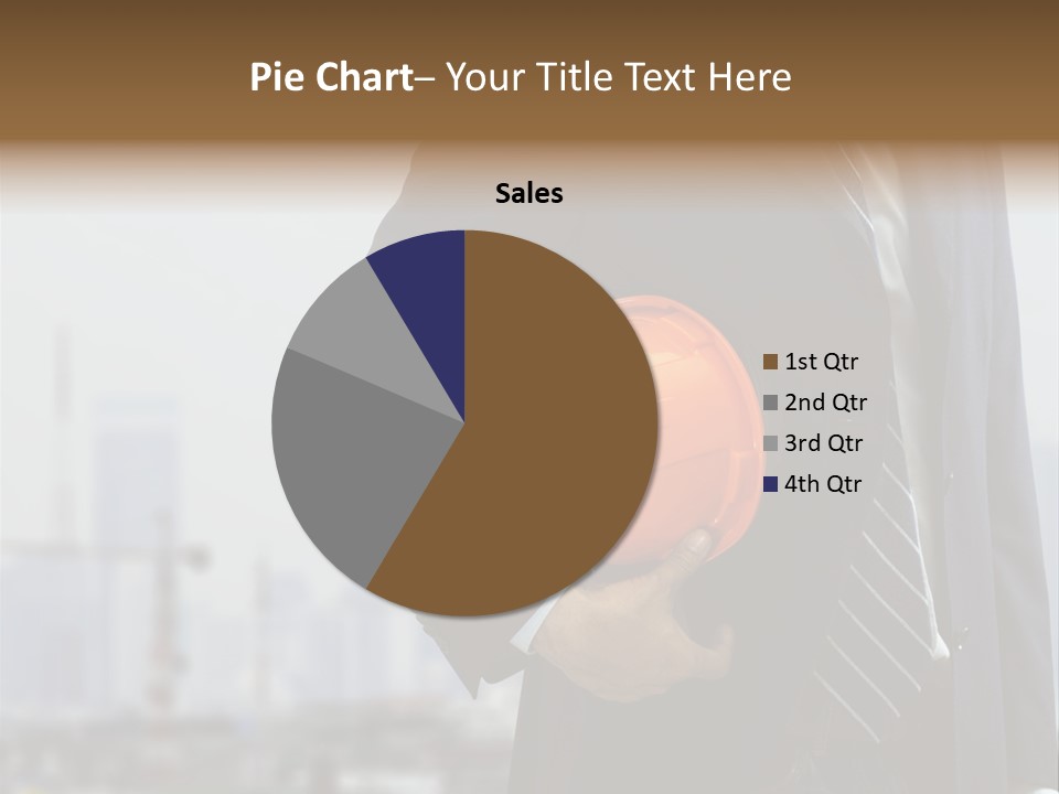Oil White Development PowerPoint Template