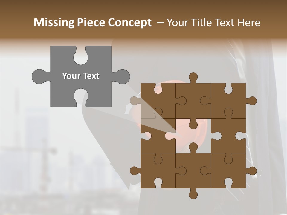 Oil White Development PowerPoint Template