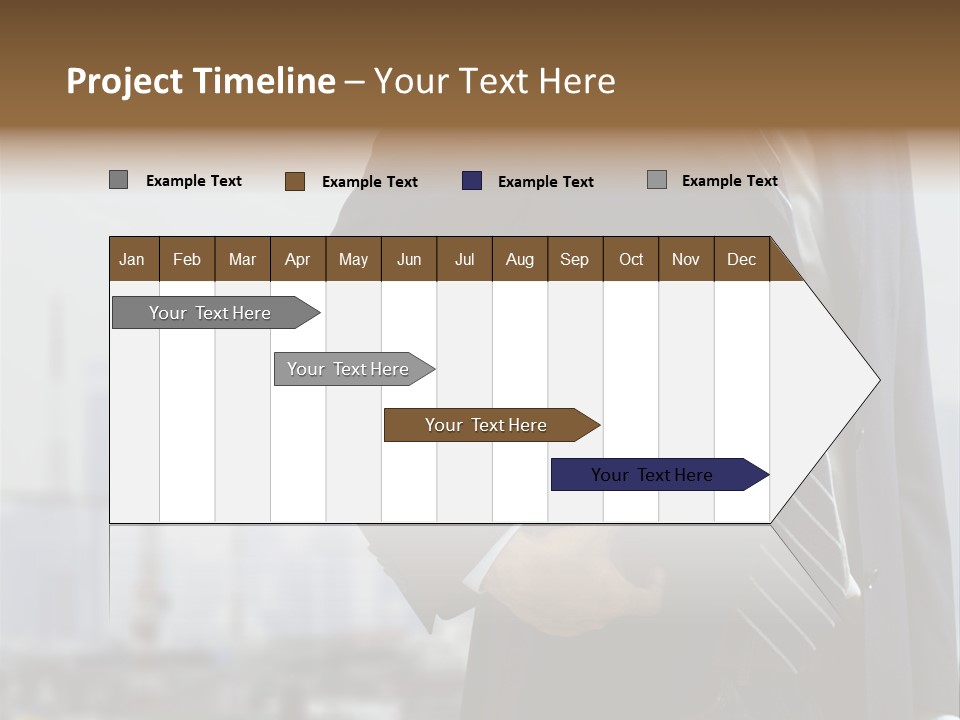 Oil White Development PowerPoint Template