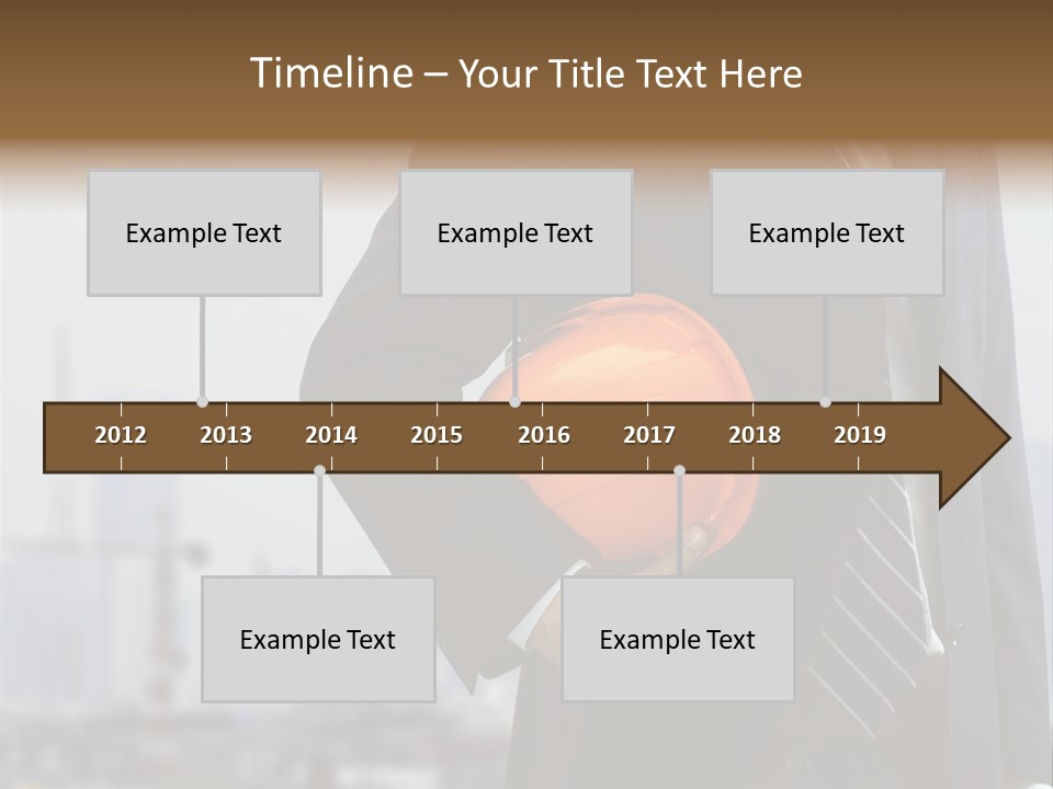 Oil White Development PowerPoint Template
