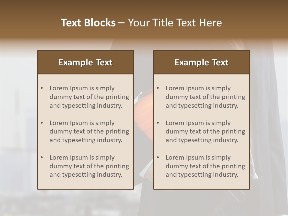 Oil White Development PowerPoint Template